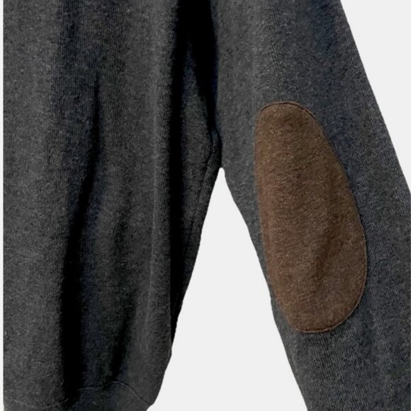 Daniel Cremieux Collection Cardigan Sweater Jacket Medium Zip Up Gray Fur Collar - Picture 6 of 12